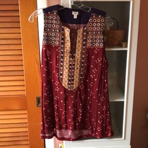 Cotton Boho Anthropologie Top